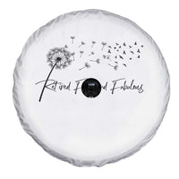 Happy Retirement Gifts For Woman Spare Tire Cover Retired Free And Fabulous Dandelion