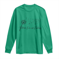 Happy Retirement Gifts For Woman Long Sleeve Shirt Retired Free And Fabulous Dandelion