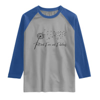 Happy Retirement Gifts For Woman Raglan Shirt Retired Free And Fabulous Dandelion