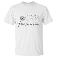 Happy Retirement Gifts For Woman T Shirt Retired Free And Fabulous Dandelion