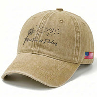 Happy Retirement Gifts For Woman Washed Cotton Baseball Cap Retired Free And Fabulous Dandelion
