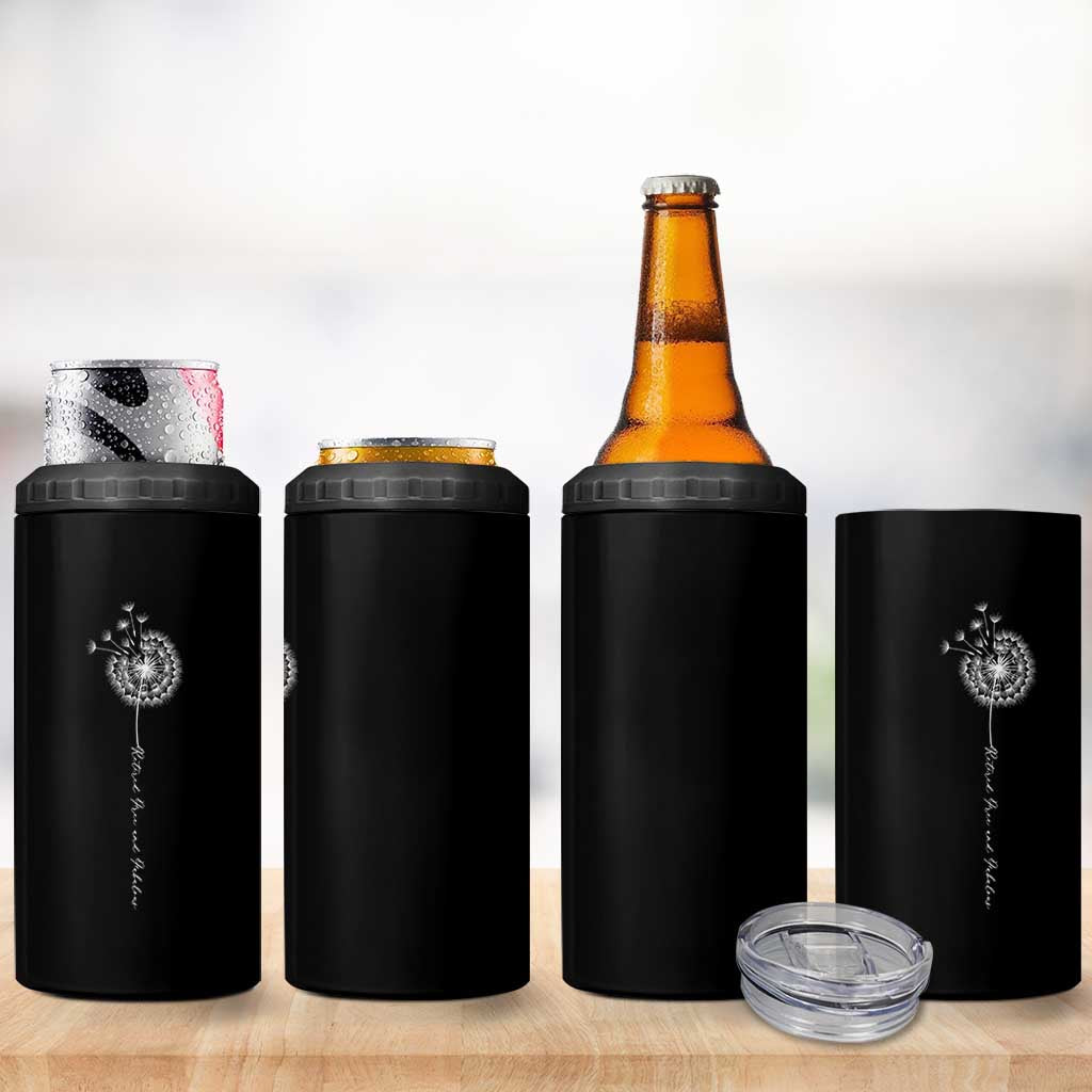 Retirement Gifts For Her 4 in 1 Can Cooler Tumbler Retired Free And Fabulous Dandelion