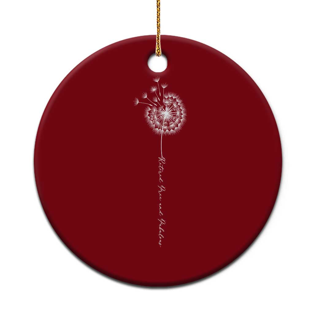 Retirement Gifts For Her Ceramic Ornament Retired Free And Fabulous Dandelion