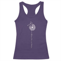 Retirement Gifts For Her Racerback Tank Top Retired Free And Fabulous Dandelion