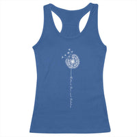Retirement Gifts For Her Racerback Tank Top Retired Free And Fabulous Dandelion