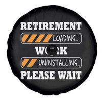 Retirement Loading Spare Tire Cover Work Uninstalling Soon To Be Retired Retiring