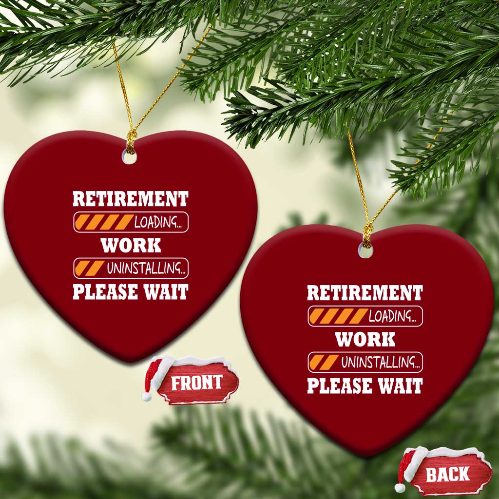 Retirement Loading Ceramic Ornament Work Uninstalling Soon To Be Retired Retiring