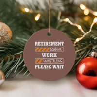 Retirement Loading Ceramic Ornament Work Uninstalling Soon To Be Retired Retiring