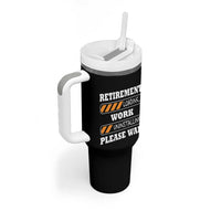 Retirement Loading Tumbler With Handle Work Uninstalling Soon To Be Retired Retiring