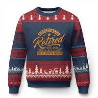 Official Retired 2026 Ugly Christmas Sweater Not My Problem Anymore Retro Vintage Retiring