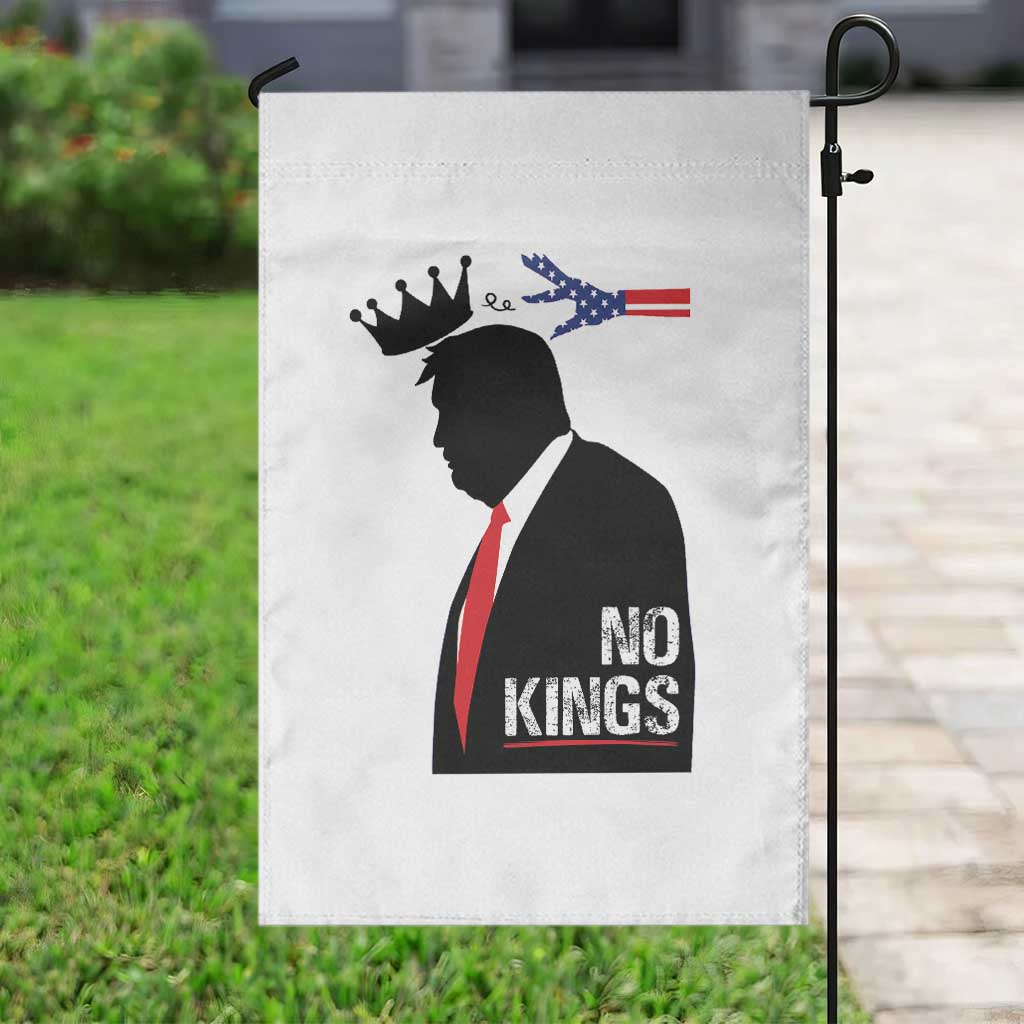 No Kings Garden Flag Funny Resist Meme - Wonder Print Shop