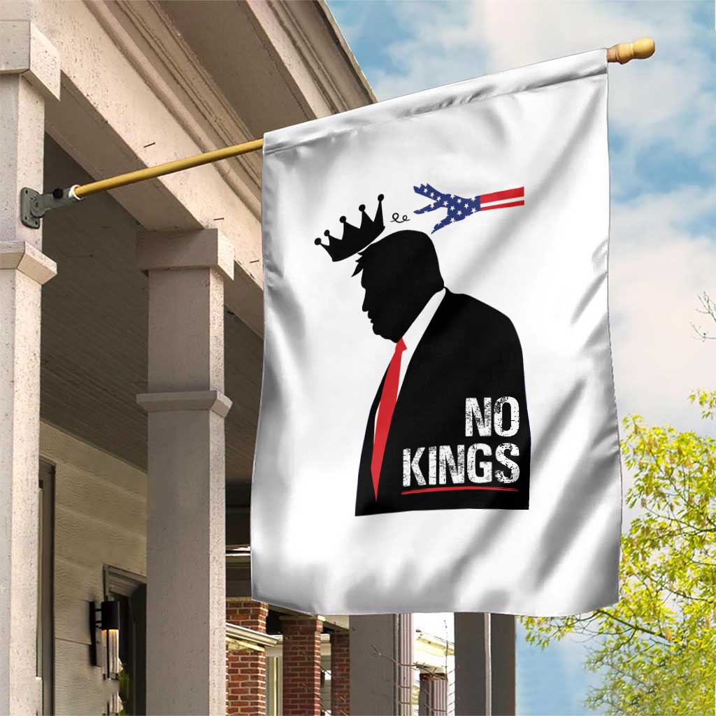 No Kings Garden Flag Funny Resist Meme - Wonder Print Shop