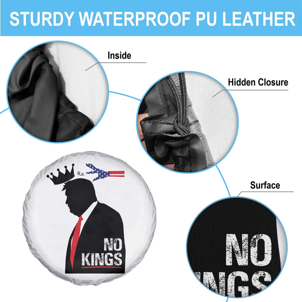 No Kings Spare Tire Cover Funny Resist Meme - Wonder Print Shop