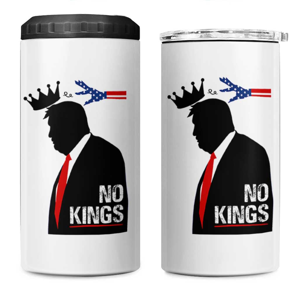 No Kings 4 in 1 Can Cooler Tumbler Funny Resist Meme - Wonder Print Shop