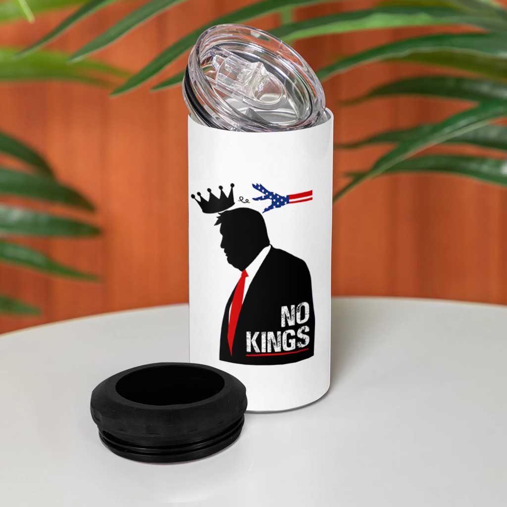 No Kings 4 in 1 Can Cooler Tumbler Funny Resist Meme - Wonder Print Shop
