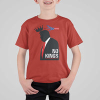 No Kings T Shirt For Kid Funny Resist Meme - Wonder Print Shop