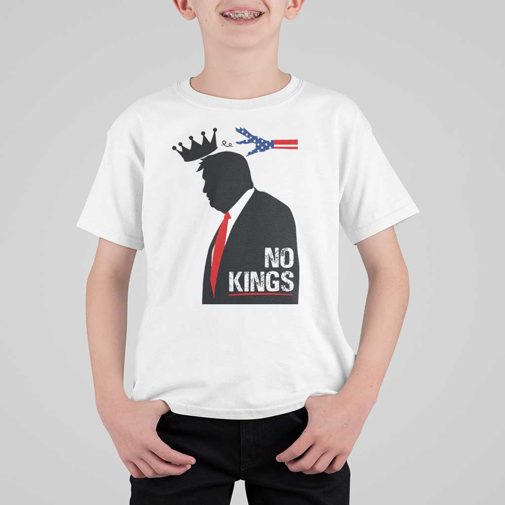 No Kings T Shirt For Kid Funny Resist Meme - Wonder Print Shop