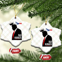 No Kings Ceramic Ornament Funny Resist Meme - Wonder Print Shop