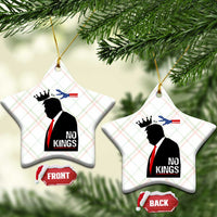 No Kings Ceramic Ornament Funny Resist Meme - Wonder Print Shop