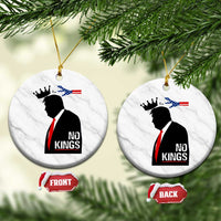 No Kings Ceramic Ornament Funny Resist Meme - Wonder Print Shop