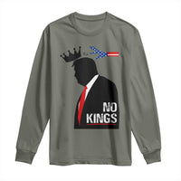 No Kings Long Sleeve Shirt Funny Resist Meme - Wonder Print Shop