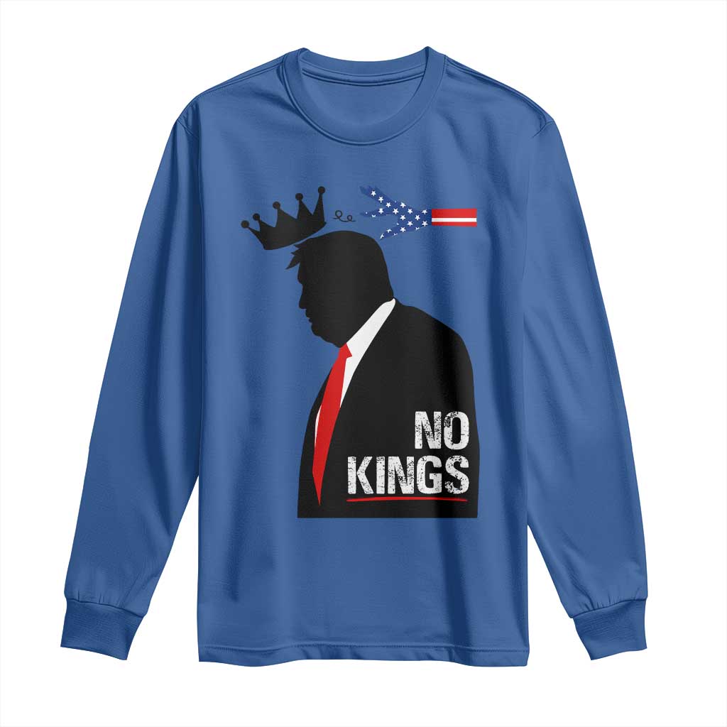 No Kings Long Sleeve Shirt Funny Resist Meme - Wonder Print Shop