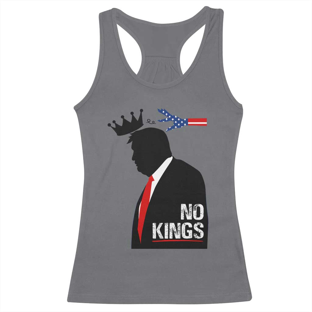 No Kings Racerback Tank Top Funny Resist Meme - Wonder Print Shop
