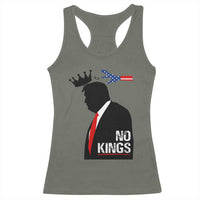 No Kings Racerback Tank Top Funny Resist Meme - Wonder Print Shop