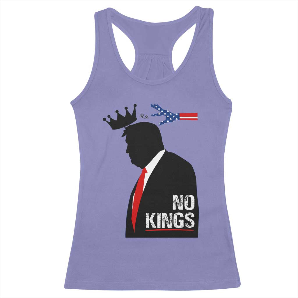 No Kings Racerback Tank Top Funny Resist Meme - Wonder Print Shop