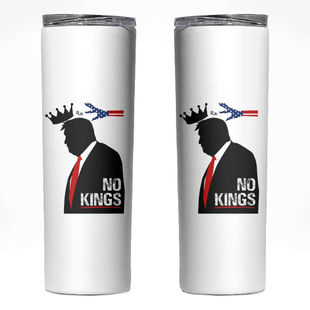 No Kings Skinny Tumbler Funny Resist Meme - Wonder Print Shop