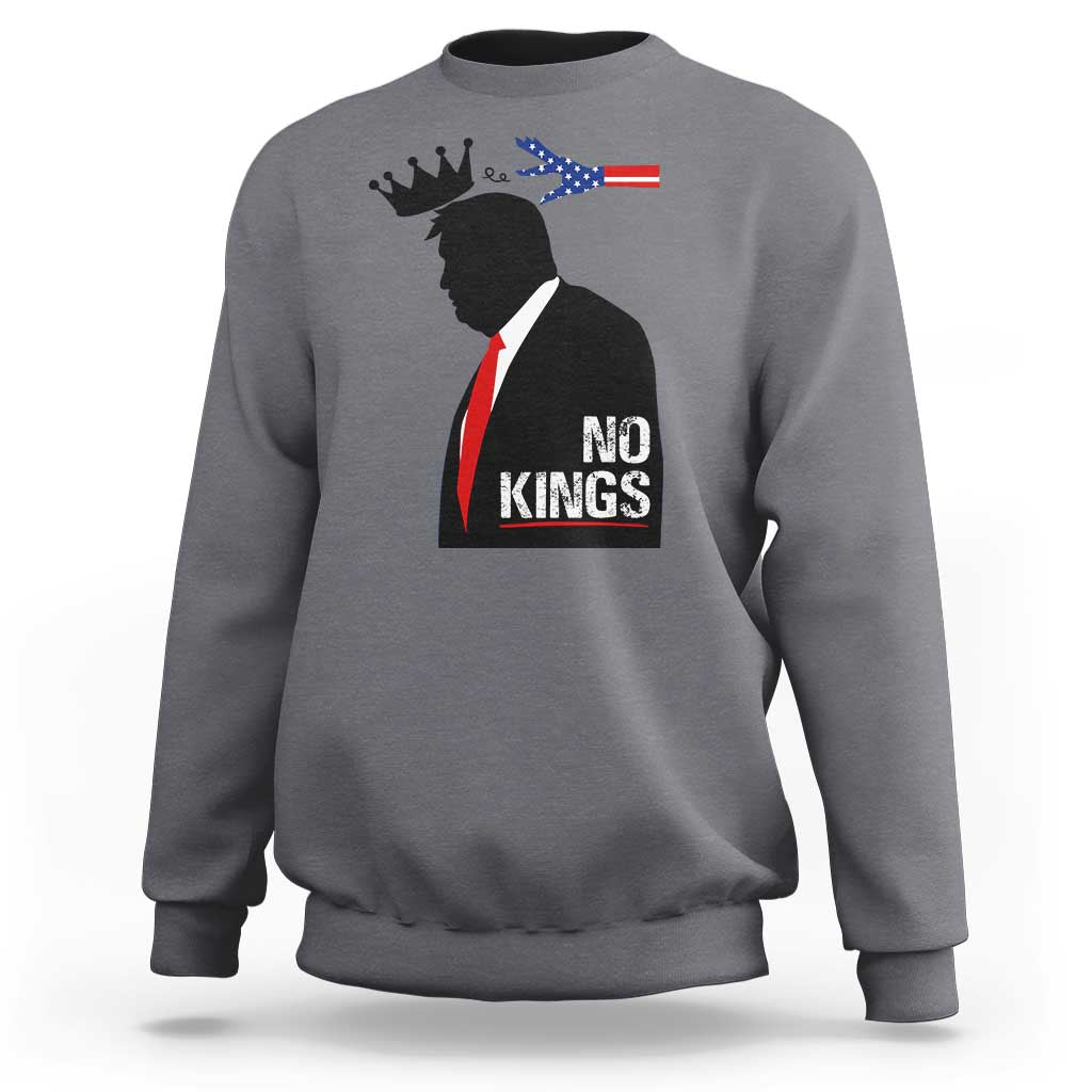 No Kings Sweatshirt Funny Resist Meme - Wonder Print Shop