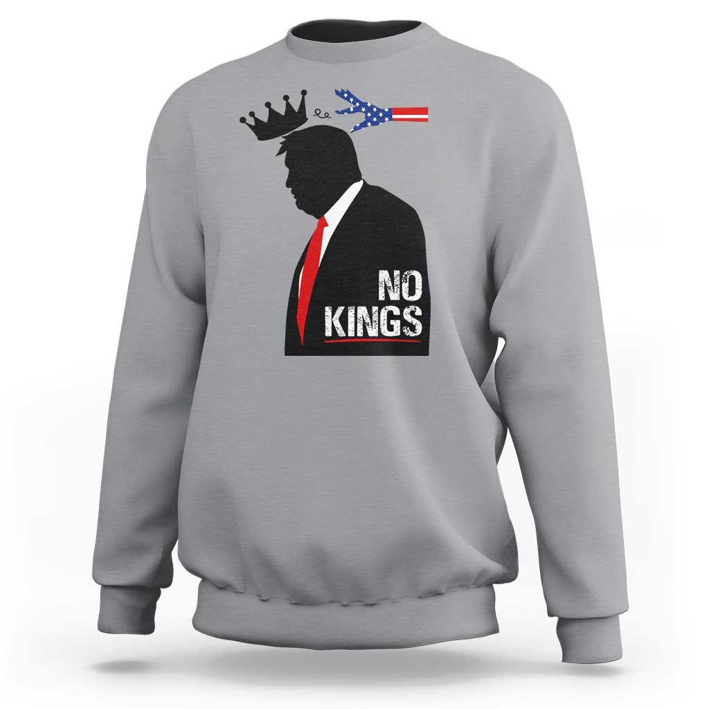 No Kings Sweatshirt Funny Resist Meme - Wonder Print Shop