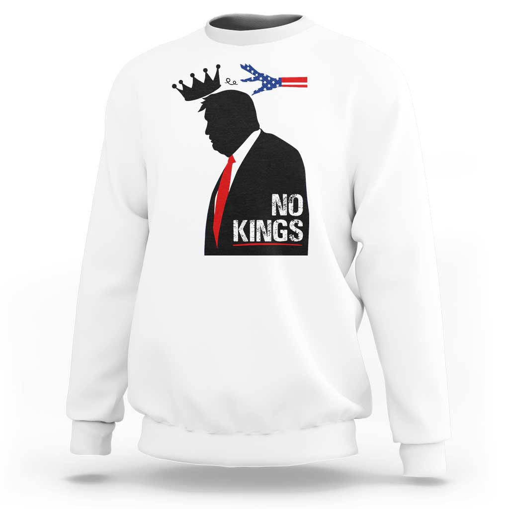 No Kings Sweatshirt Funny Resist Meme - Wonder Print Shop