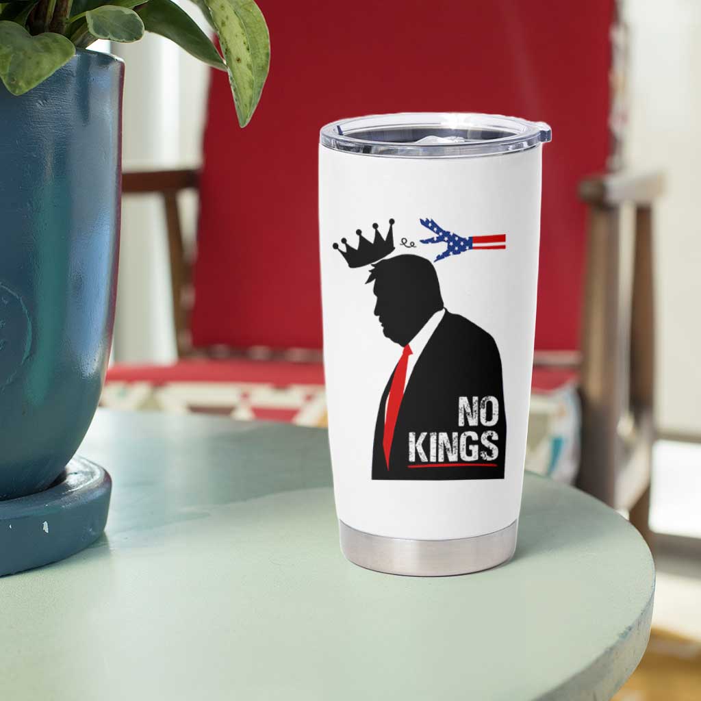 No Kings Tumbler Cup Funny Resist Meme - Wonder Print Shop
