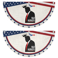 No Kings Patriotic Fan Flag Funny Resist Meme