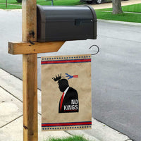 No Kings Garden Flag Funny Resist Meme