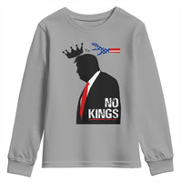 No Kings Youth Sweatshirt Funny Resist Meme - Wonder Print Shop