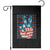 No Kings In America Garden Flag USA Flag Peace Sign Hand 4th of July Patriotic - Wonder Print Shop