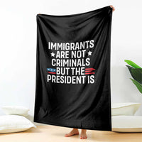 Pro Immigration Throw Blanket Social Justice Anti Racism - Wonder Print Shop