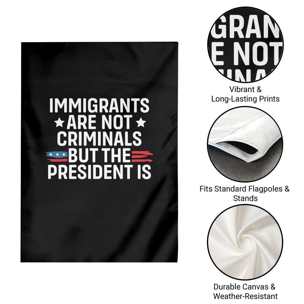 Pro Immigration Garden Flag Social Justice Anti Racism - Wonder Print Shop
