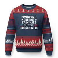 Pro Immigration Ugly Christmas Sweater Social Justice Anti Racism - Wonder Print Shop