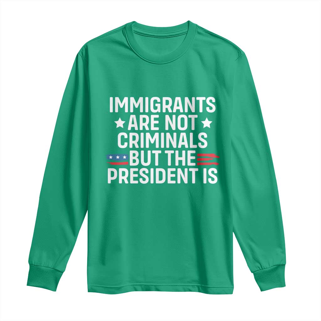 Pro Immigration Long Sleeve Shirt Social Justice Anti Racism - Wonder Print Shop