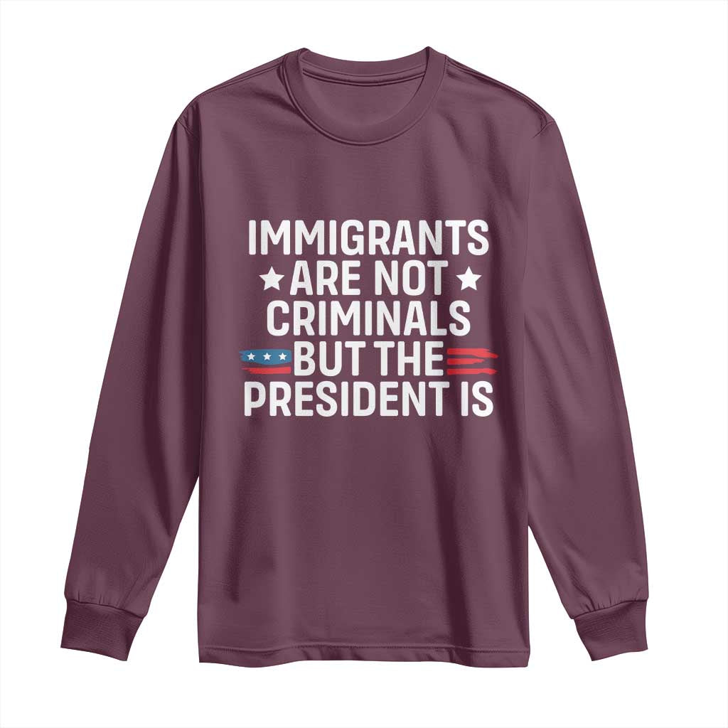 Pro Immigration Long Sleeve Shirt Social Justice Anti Racism - Wonder Print Shop