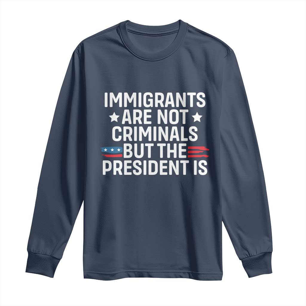 Pro Immigration Long Sleeve Shirt Social Justice Anti Racism - Wonder Print Shop