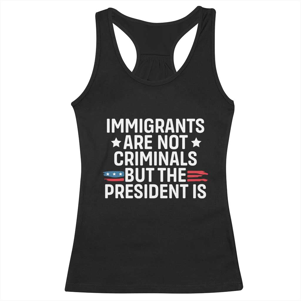 Pro Immigration Racerback Tank Top Social Justice Anti Racism - Wonder Print Shop