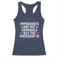 Pro Immigration Racerback Tank Top Social Justice Anti Racism - Wonder Print Shop