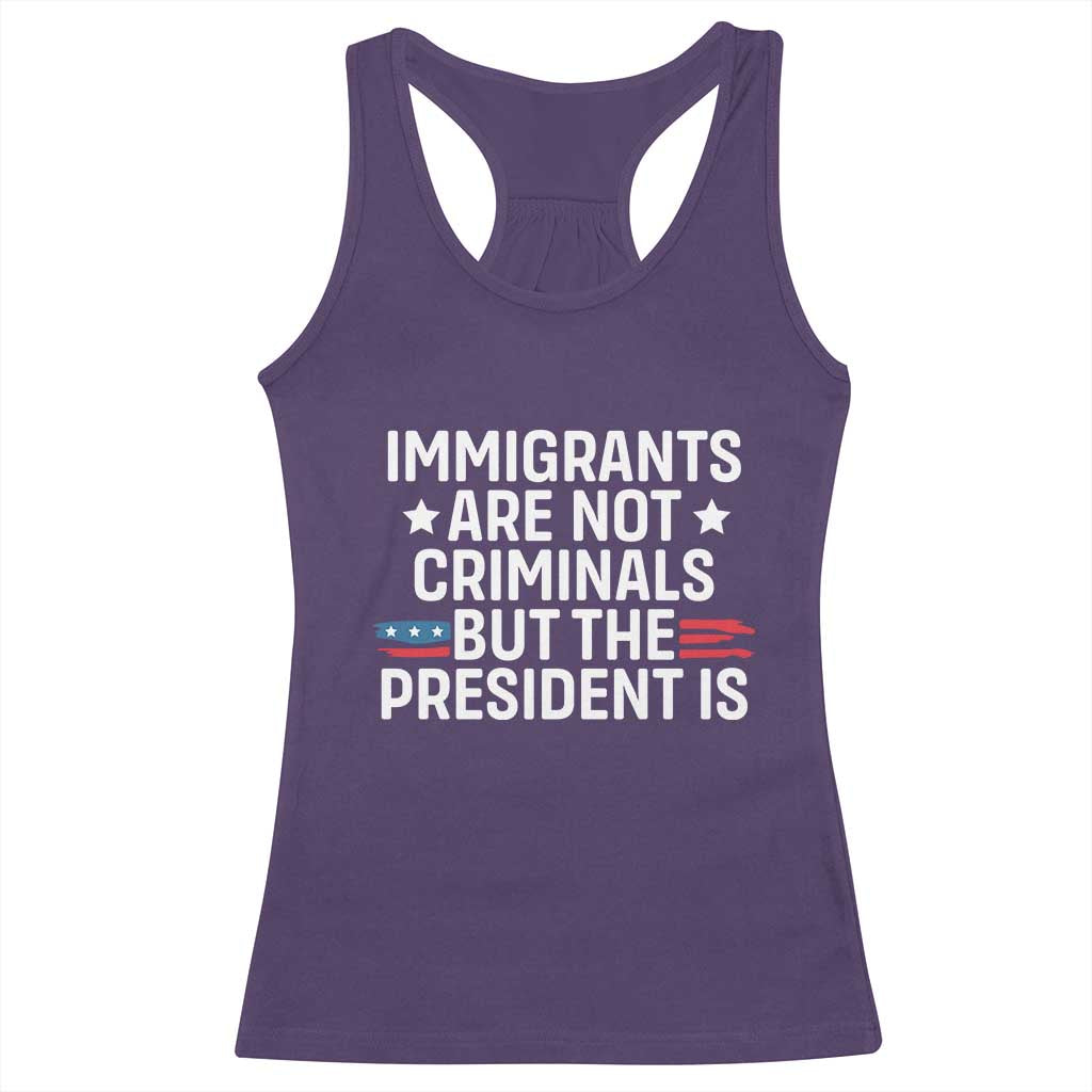 Pro Immigration Racerback Tank Top Social Justice Anti Racism - Wonder Print Shop