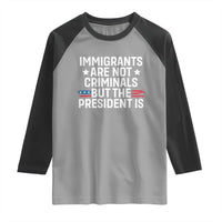 Pro Immigration Raglan Shirt Social Justice Anti Racism - Wonder Print Shop