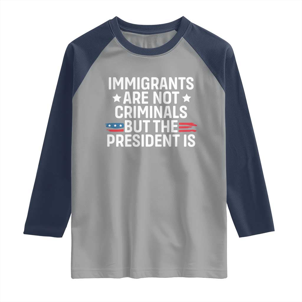 Pro Immigration Raglan Shirt Social Justice Anti Racism - Wonder Print Shop