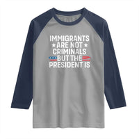 Pro Immigration Raglan Shirt Social Justice Anti Racism - Wonder Print Shop